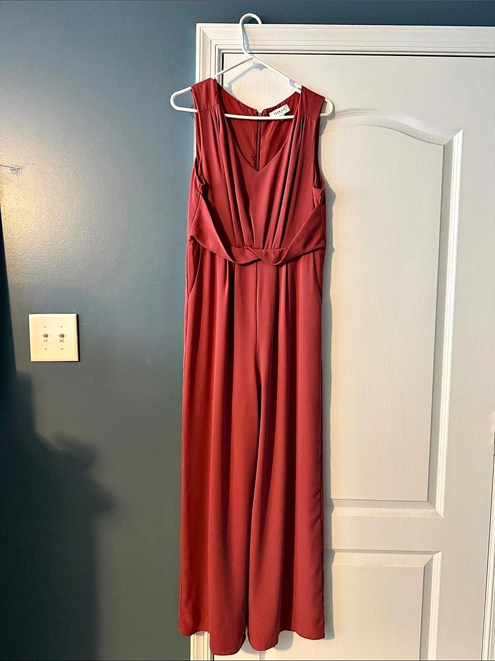 Gilli Women's pink/mauve Wide Leg Jumpsuit